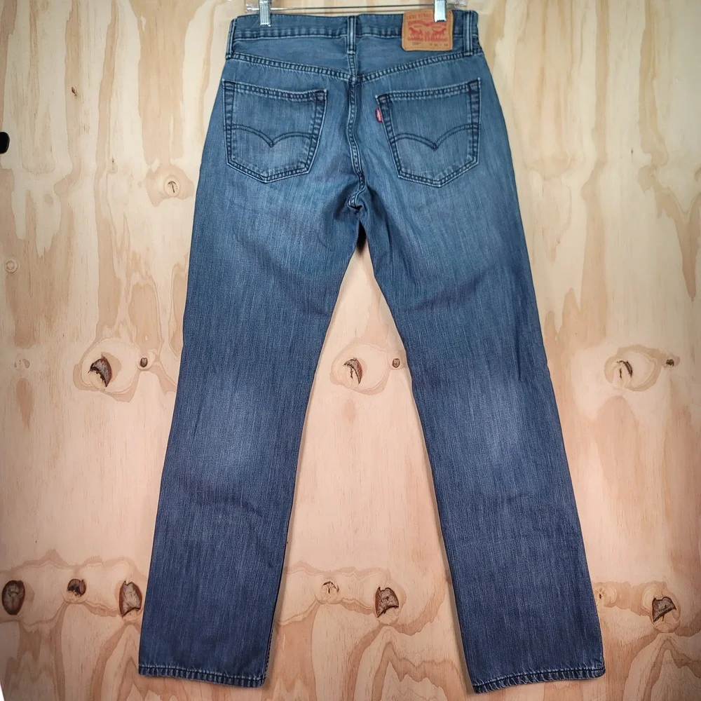 Levi's 559 Relaxed Straight Jeans Mens 31x32 Blue Denim Medium Wash Y2k Style